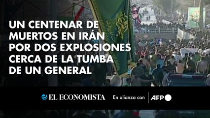 Un centenar de muertos en Irán en explosiones en Irán cerca de la tumba de un general