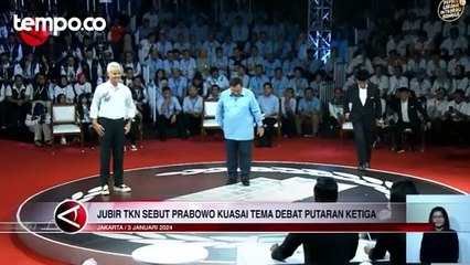 Jubir TKN Sebut Prabowo Kuasai Tema Debat Putaran Ketiga