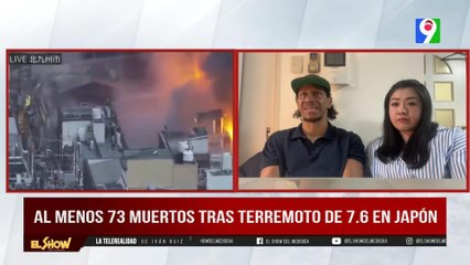 Dominicano Bladimir Báez residente en Japón cuanta experiencia con el sismo |El Show del Mediodía