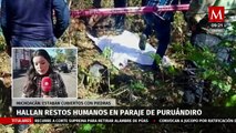 Hallan restos humanos en paraje de Michoacán