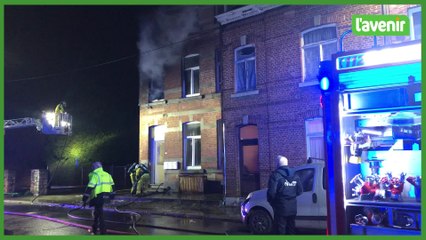 Incendie rue Mazy à jambes