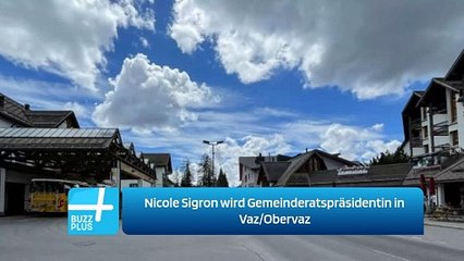 Nicole Sigron wird Gemeinderatspräsidentin in Vaz/Obervaz
