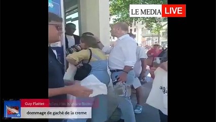 Blanquer agressé ...à la chantilly au marché.