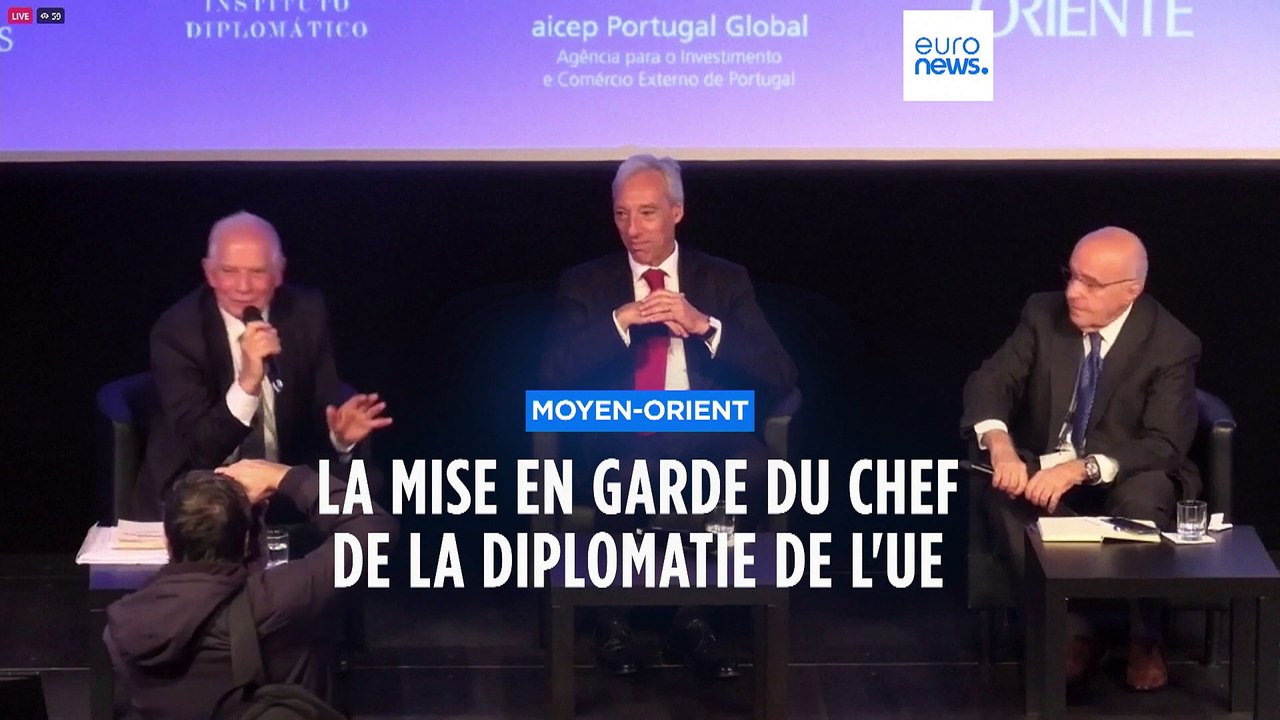 Josep Borrell : "le Moyen-Orient pourrait s'embraser si le conflit à Gaza n'est pas résolu"