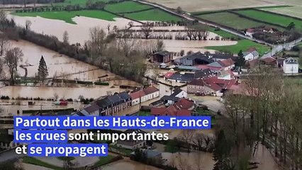 L'eau envahit de nouveau les maisons dans le Pas-de-Calais, maintenu en vigilance rouge