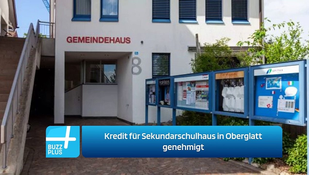 Kredit für Sekundarschulhaus in Oberglatt genehmigt
