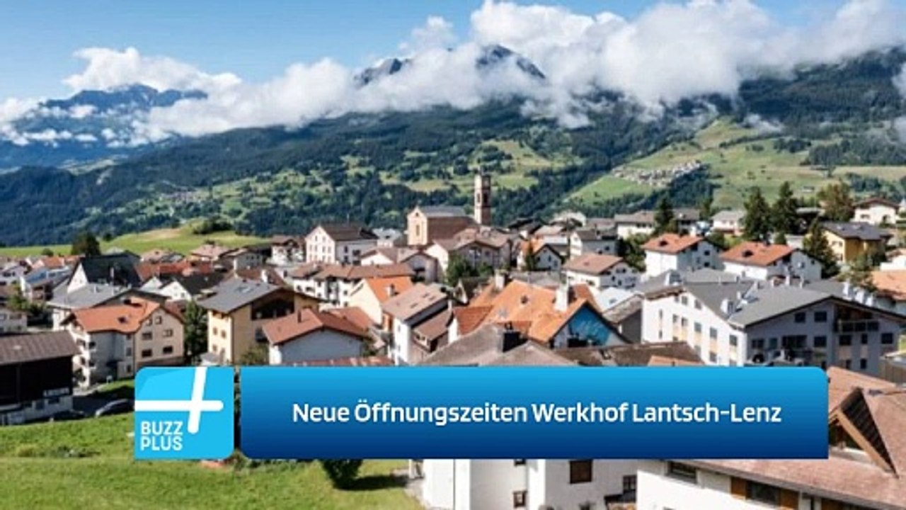 Neue Öffnungszeiten Werkhof Lantsch-Lenz