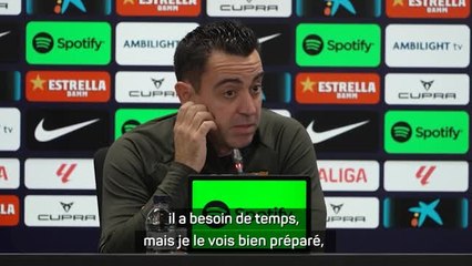 Barcelone - Xavi sur Vitor Roque : "Il s'adapte bien"