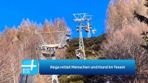 Rega rettet Menschen und Hund im Tessin