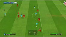 1 VS 3 and great goal for Manchester City from a beautiful shot - PES