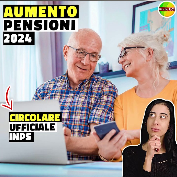 Aumento Pensioni 2024 rivalutazione Tabelle INPS Invalidità civile, pensioni minime assegno sociale #aumentopensioni #rivalutazione2024 #pensioniultimenotizie #radiouci