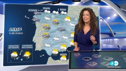 Laura Madrueno El tiempo (03/01/2024)