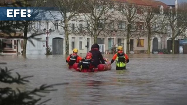 Más imágenes de las inundaciones en la localidad francesa de Arques tras el primer temporal del año