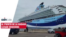 Al puerto de la Habana llegan cruceros.