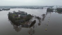 Drone footage captures extent of Germany floods as regions brace for more rain