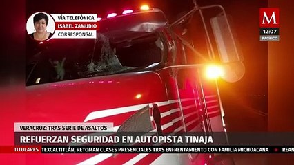 Descargar video: Refuerzan seguridad en carreteras de Veracruz por asaltos a traileros