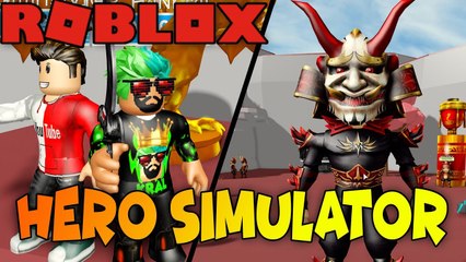 GERÇEK KAHRAMAN OLUP DÜNYAYI KURTARMAK | NİNJALARLA SAVAŞTIK | ROBLOX [NEW] Hero Simulator