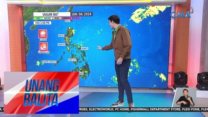 Hanging Amihan at Easterlies, nakakaapekto sa bansa - Weather update today as of 6:05 a.m. (January 4, 2024) | UB