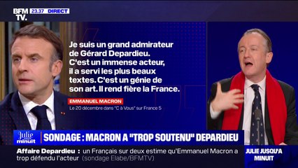LA BANDE PREND LE POUVOIR - Emmanuel Macron a-t-il "trop soutenu" Gérard Depardieu?