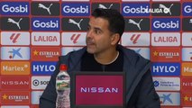 Rueda de prensa de Míchel Sánchez tras el Girona FC vs. Atlético de Madrid de LaLiga EA Sports