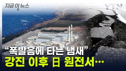 '방사성 물질' 포함된 물 넘쳤다...지진에 日 원전 피해 발생 [지금이뉴스] / YTN
