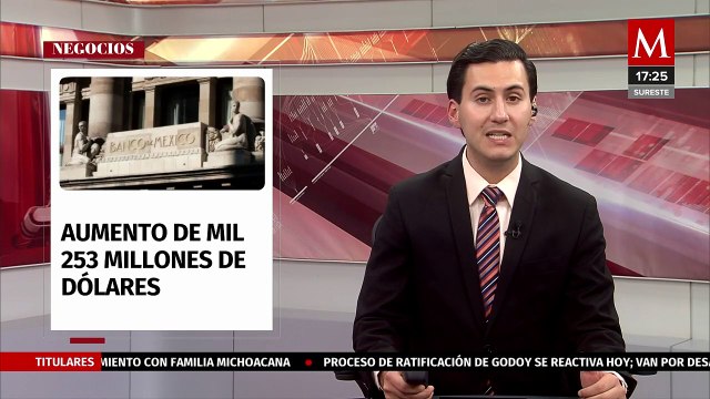 Reservas internacionales del Banco de México alcanzan nuevo máximo semanal