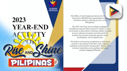 Alamin: 2023 year-end activity report ng Office of Presidential Adviser for Poverty Alleviation