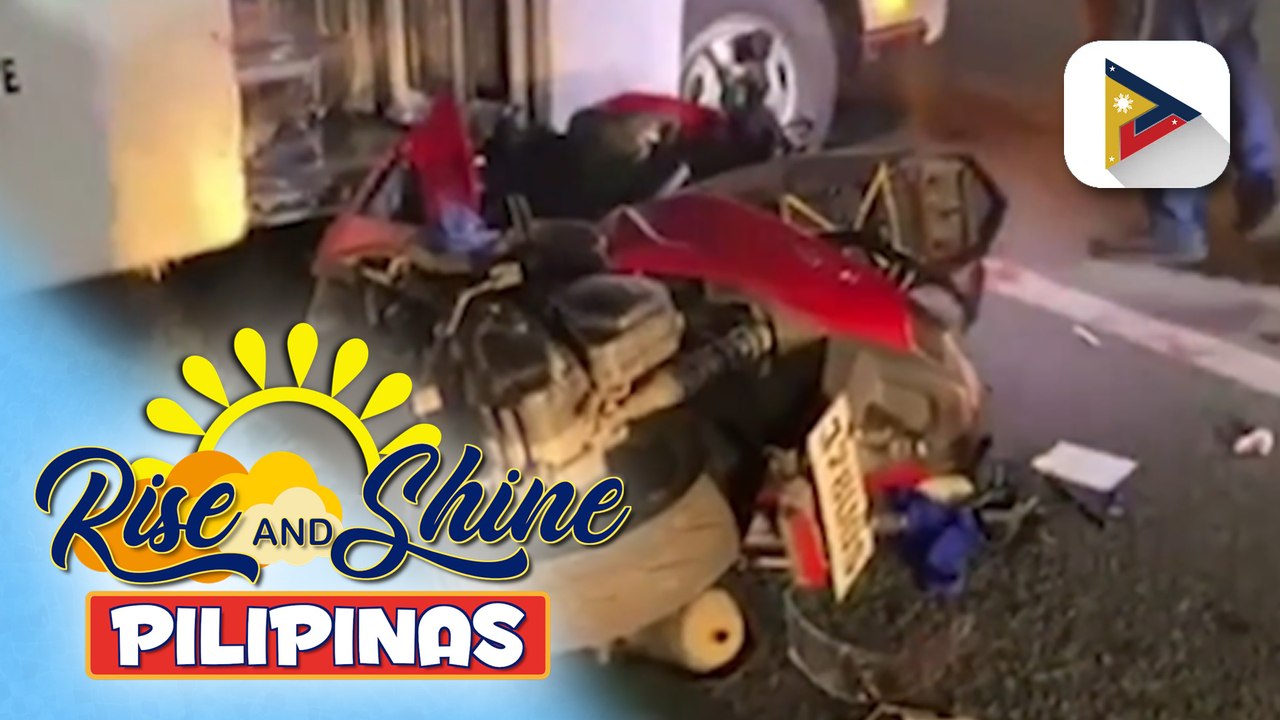 Lasing na rider na nag-'beat the red light', sugatan matapos sumalpok sa isang jeepney sa Quezon City