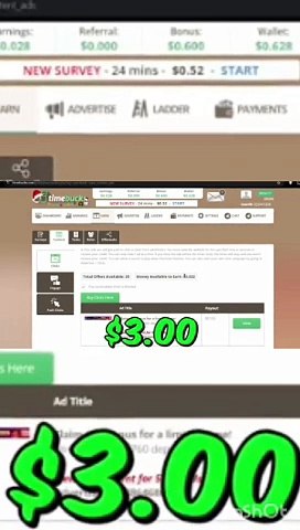 Add watch earning $1 watch earning to $1