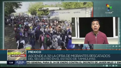 Download Video: En México asciende a 32 la cifra de migrantes rescatados del secuestro en Tamaulipas