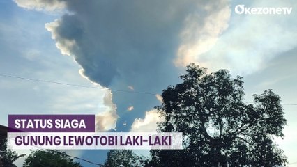 Status Gunung Api Lewotobi Laki-laki di NTT Naik Jadi Siaga