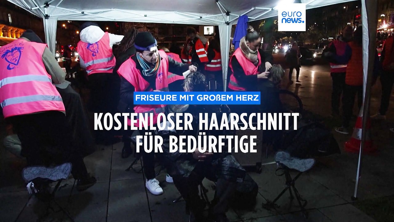 Obdachlosenhilfe in Paris: Kostenloser Haarschnitt gefällig?