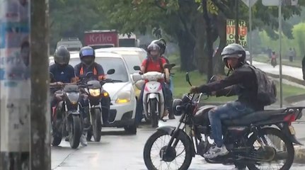 Las imprudencias de los motociclistas en Cali