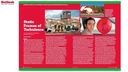#OutlookMagazine Anniversary Issue | Static Frames of Turbulence