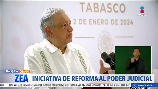 López Obrador enviará iniciativa de reforma al Poder Judicial