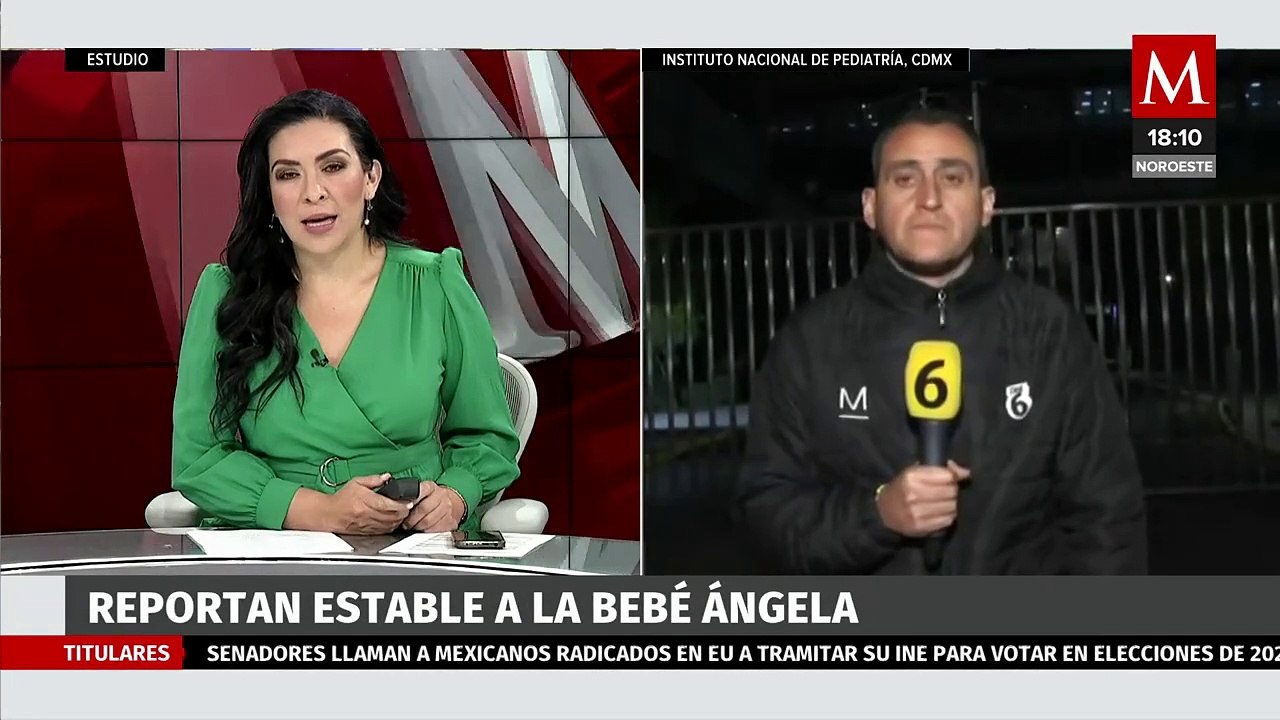 Reportan estable a Ángela, bebé herida tras tiroteo en Iztacalco