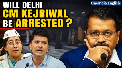 Скачать видео: Delhi CM Arvind Kejriwal likely to be arrested by ED; warning issued by AAP ministers | Oneindia