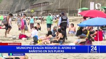 Barranco también evalúa restringir el aforo en sus playas al igual que Chorrillos