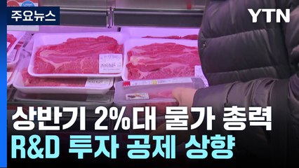 '상반기 2%대 물가' 총력...R&D 투자 공제 상향 / YTN