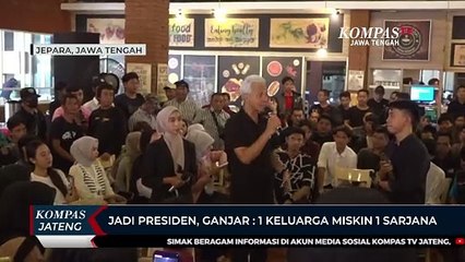 Jadi Presiden, Ganjar: 1 Keluarga Miskin 1 Sarjana