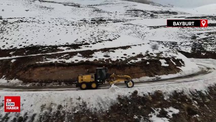 Bayburt İl Özel İdaresi, 978 kilometrelik yol ağı için gece gündüz çalışıyor
