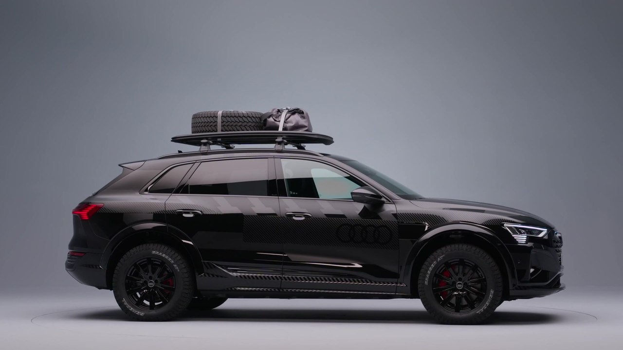 Audi Q8 e-tron edition Dakar - Prägnantes Exterieur unterstreicht sportlichen Offroad-Auftritt