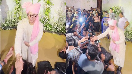 Ira Khan Nupur Shikhare Wedding: Aamir Khan Handshake With Media One By One Video Viral