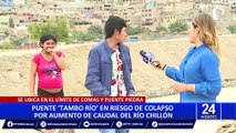 Puentes peatonales que conectan Puente Piedra y Comas en riesgo de colapsar