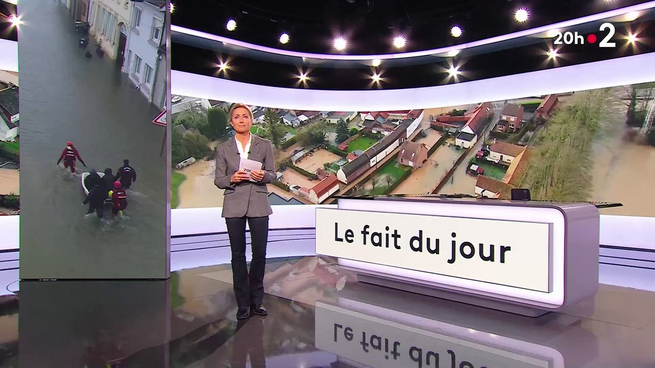 Inondations : Les images du Pas de Calais vue du ciel et sous l'eau en alerte rouge