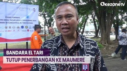 Erupsi Gunung Lewotobi, Bandara El Tari Tutup Penerbangan ke Maumere