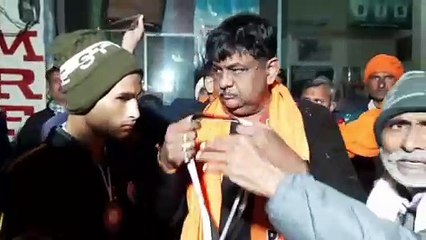 मोनू जाट को राज्य मंत्री संजय शर्मा ने किया सम्मानित, देखें वीडियो