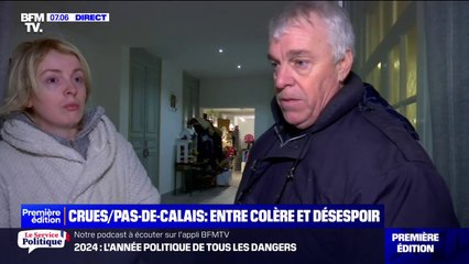 "On est fatigués, on est anéantis": le désespoir des habitants du Pas-de-Calais face aux inondations