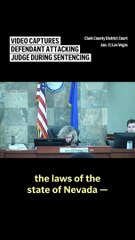 Watch: Defendant attacks judge in courtroom, knocks her over