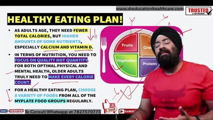How to Live Longer & Stay FIT & Healthy after age 60 Like Amitabh bachan, Anupam kher _ Dr.Education